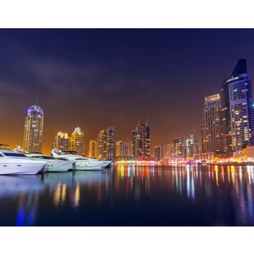 Lais Puzzle - Stadtbild von Dubai Marina bei Nacht, Vereinigte Arabische Emirate - 40, 100, 200, 500, 1.000 & 2.000 Teile
