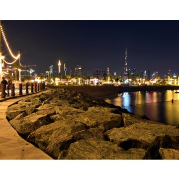 Lais Puzzle - Dubai Slyline von La Mer zur Sheikh Zayed Road und Dubai Downtown, Vereinigte Arabische Emirate - 40, 100, 200, 500, 1.000 & 2.000 Teile