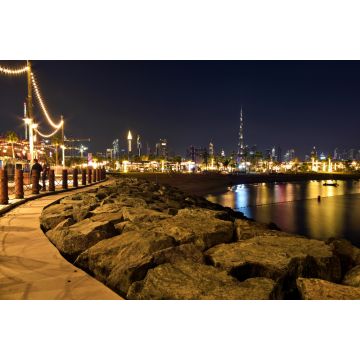 Lais Puzzle - Dubai Slyline von La Mer zur Sheikh Zayed Road und Dubai Downtown, Vereinigte Arabische Emirate - 2.000 Teile