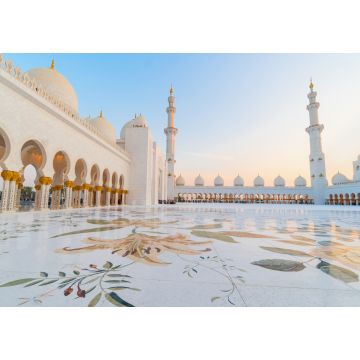 Lais Puzzle - Panoramablick auf die Große Sheikh-Zayed-Moschee, Abu Dhabi, Vereinigte Arabische Emirate. Die drittgrößte Moschee der Welt - 1.000 Teile