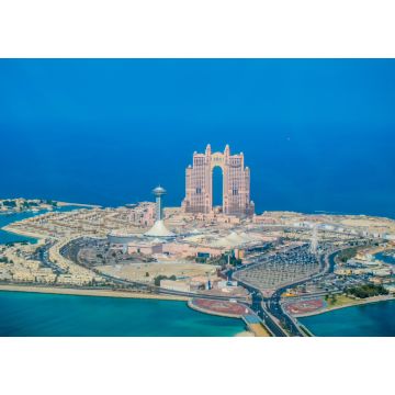 Lais Puzzle - Vogelperspektive und Drohnenansicht der Stadt Abu Dhabi von der Aussichtsplattform, Vereinigte Arabische Emirate - 1.000 Teile