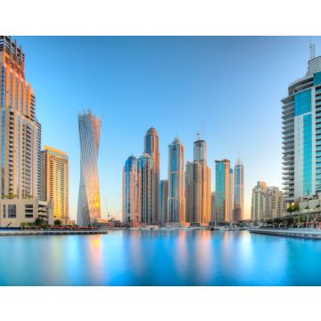 Lais Puzzle - Dubai Marina zur blauen Stunde, Dubai, Vereinigte Arabische Emirate - 40, 100, 200, 500, 1.000 & 2.000 Teile