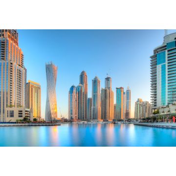 Lais Puzzle - Dubai Marina zur blauen Stunde, Dubai, Vereinigte Arabische Emirate - 2.000 Teile