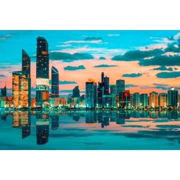 Lais Puzzle - Blick auf die Skyline von Abu Dhabi bei Sonnenuntergang, Vereinigte Arabische Emirate - 2.000 Teile