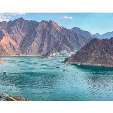 Lais Puzzle - Hatta Dam Lake in den Bergen Enklave Region von Dubai, Vereinigte Arabische Emirate - 40, 100, 200, 500, 1.000 & 2.000 Teile