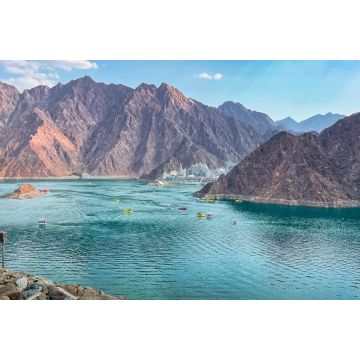 Lais Puzzle - Hatta Dam Lake in den Bergen Enklave Region von Dubai, Vereinigte Arabische Emirate - 2.000 Teile