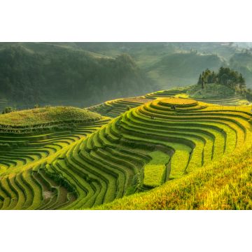 Lais Puzzle - Glatte symbolisieren die Stadt Mu Cang Chai, Yenbai, Vietnam - 2.000 Teile
