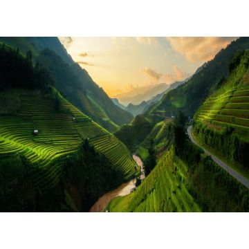 Lais Puzzle - Terrassenförmiges Reisfeld in Mu Cang Chai, Vietnam - 1.000 Teile