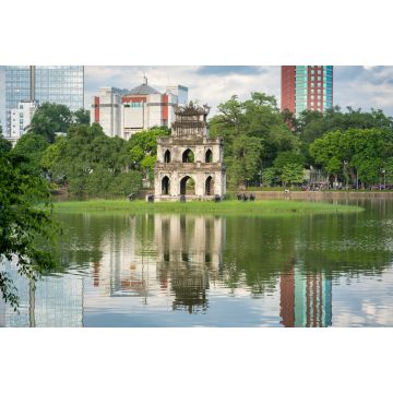 Lais Puzzle - Schildkrötenturm (Thap Rua) im Hoan-Kiem-See (Schwert-See, Ho Guom) in Hanoi, Vietnam - 2.000 Teile