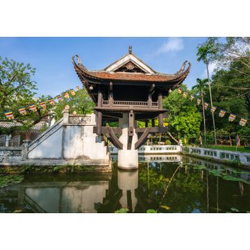 Lais Puzzle - Eine-Säulen-Pagode, oft als Symbol für Hanoi verwendet, in Hanoi, Vietnam - 1.000 Teile