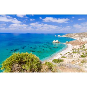 Lais Puzzle - Felsen der Aphrodite, schöner Strand und Meeresbucht, Insel Zypern - 2.000 Teile