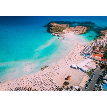Lais Puzzle - Luftaufnahme des schönen Nissi-Strandes in Ayia Napa - 1.000 Teile