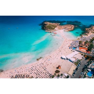 Lais Puzzle - Luftaufnahme des schönen Nissi-Strandes in Ayia Napa - 2.000 Teile