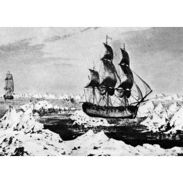 Lais Puzzle - Cooks Schiffe in der Nähe von Icy Cape, Alaska, im August 1778 - 1.000 Teile