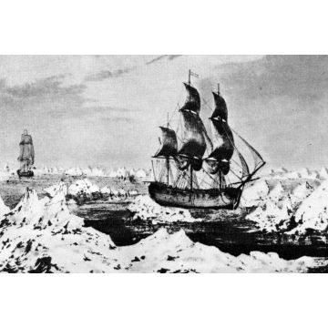 Lais Puzzle - Cooks Schiffe in der Nähe von Icy Cape, Alaska, im August 1778 - 2.000 Teile