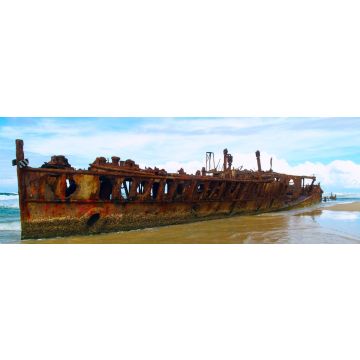 Lais Puzzle - Das Maheno-Wrack auf Fraser Island (Australien), Panorama - 1.000 Teile