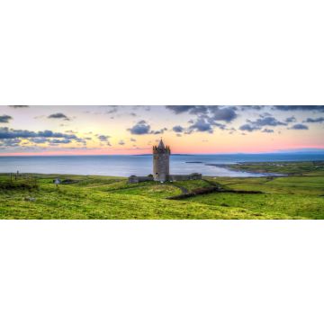 Lais Puzzle - Doonagore Burg bei Sonnenuntergang, Co. Clare, Irland, Panorama - 1.000 Teile