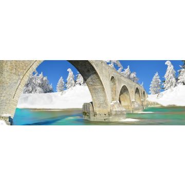 Lais Puzzle - Winter, traditionelle Brücke von Arta, Griechenland, Stein, Panorama - 1.000 Teile