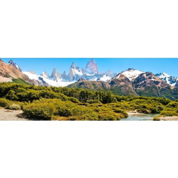 Lais Puzzle - Blick auf eine schöne Landschaft mit dem Fitz Roy im Hintergrund in Patagonien Argentinien, Panorama - 1.000 Teile