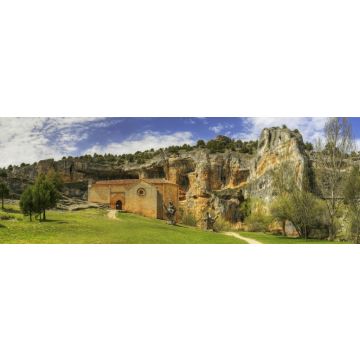 Lais Puzzle - Templerkirchen-Panorama in Flusswölfe Schlucht in Soria, Spanien, Panorama - 1.000 Teile