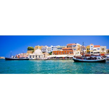 Lais Puzzle - Hafen und Straßen von Chania/Kreta/Griechenland, Panorama - 1.000 Teile