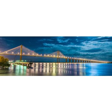 Lais Puzzle - Rosario-Victoria Brücke über den Fluss Parana, Argentinien, Panorama - 1.000 Teile