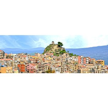 Lais Puzzle - Heime an den Hängen des Ätna - Centuripe, Enna, Panorama - 1.000 Teile