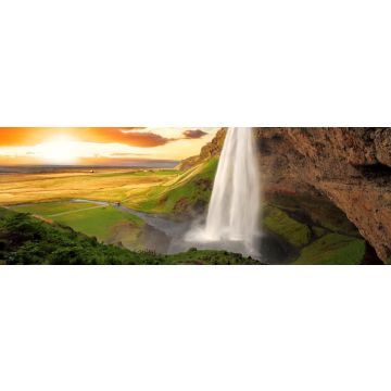 Lais Puzzle - Wasserfall, Island - Seljalandsfoss, Panorama - 1.000 Teile