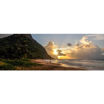 Lais Puzzle - Morro do Pico bei Sonnenuntergang, Fernando de Noronha, Pernambuco, Brasilien, Panorama - 1.000 Teile