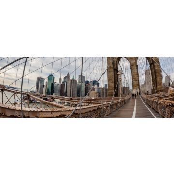 Lais Puzzle - New York, Brooklyn Bridge mit Kabeln, Panorama - 1.000 Teile