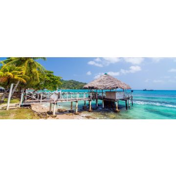 Lais Puzzle - Kleiner Bootsanleger in Sapzurro, Kolumbien, Panorama - 1.000 Teile