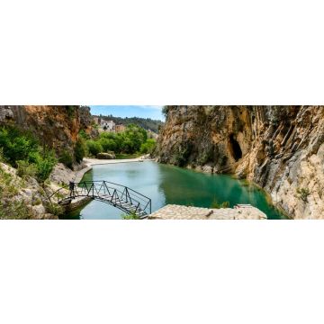 Lais Puzzle - Bolbaite Fluss und Wasserfall, nahe Ontinyent, Comunidad Valenciana, Spanien, Panorama - 1.000 Teile