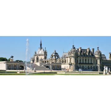 Lais Puzzle - Picardie, das malerische Schloss von Chantilly in Oise, Frankreich, Panorama - 1.000 Teile