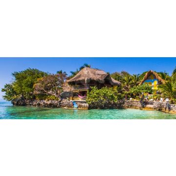 Lais Puzzle - Paradiesisches Meer auf der Insel Rosario, Kolumbien, Panorama - 1.000 Teile