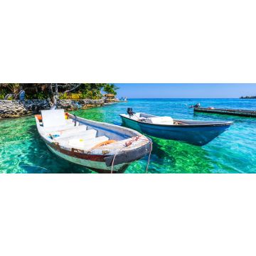 Lais Puzzle - Boot auf den Islas de Rosario, Kolumbien, Panorama - 1.000 Teile