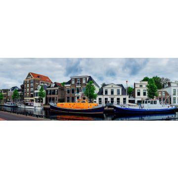Lais Puzzle - Grachten von Assen und typische Häuser. Holland, Panorama - 1.000 Teile