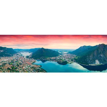 Lais Puzzle - Panorama der Stadt Lecco, Panorama - 1.000 Teile