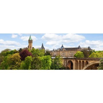 Lais Puzzle - Pont Adolphe und Staatliche Sparkasse in Luxemburg, Panorama - 1.000 Teile