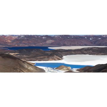 Lais Puzzle - Vulkan Pissis, Grüne und Blaue Lagune (Grüne und Blaue Lagune), Panorama - 1.000 Teile