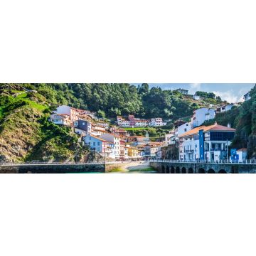 Lais Puzzle - Cudillero, Fischerdorf in Asturien, Spanien, Panorama - 1.000 Teile