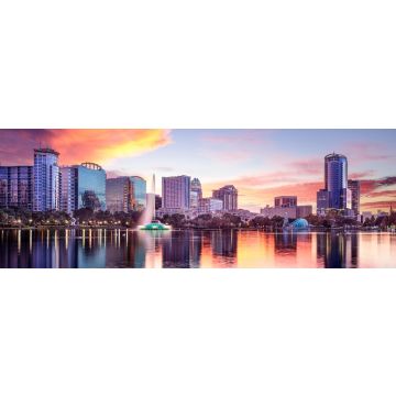 Lais Puzzle - Silhouette von Orlando, Florida, Panorama - 1.000 Teile