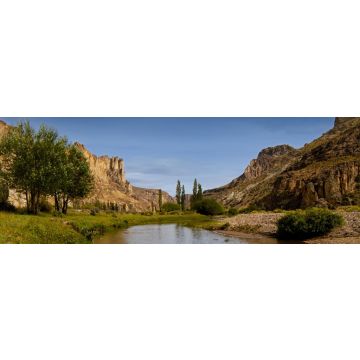 Lais Puzzle - Der Fluss Pinturas oder Ecker ist ein Flussufer in der Provinz Santa Cruz, Argentinien, das sich durch den Cañadón del Río Pinturas erstreckt, Panorama - 1.000 Teile
