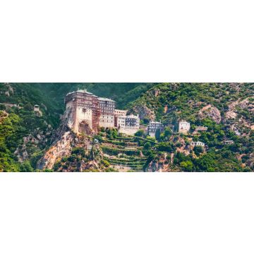 Lais Puzzle - Berg Athos, Griechenland, Heiliges Kloster von Simonos Petra (Simonopetra), Panorama - 1.000 Teile