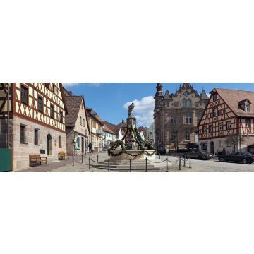 Lais Puzzle - Wendenbrunnen in Wendelstein, Panorama - 1.000 Teile