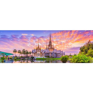 Lais Puzzle - Non Khum Tempel; Der Tempel von Sondej Toh in Thailand, Panorama - 1.000 Teile