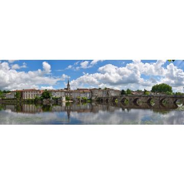 Lais Puzzle - Confolens an den Ufern der Vienne, Frankreich, Panorama - 1.000 Teile