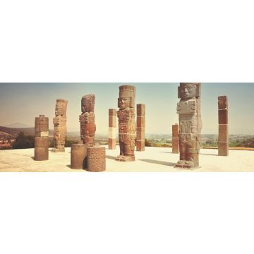 Lais Puzzle - Antike Ruinen von Tula de Allende - archäologische Stätte in Mexiko, Panorama - 1.000 Teile