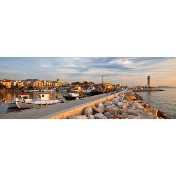 Lais Puzzle - Leuchtturm im Hafen von Patras, Peloponnes, Griechenland, Panorama - 1.000 Teile