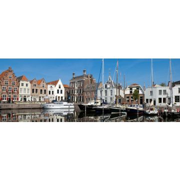 Lais Puzzle - Boote im Stadthafen von Goes, Niederlande, Panorama - 1.000 Teile