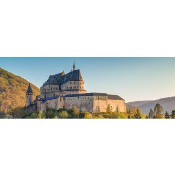 Lais Puzzle - Mittelalterliche Burg Vianden, gebaut auf dem Berg in Luxemburg, Panorama - 1.000 Teile
